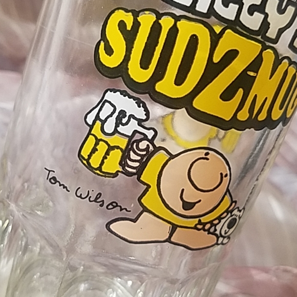 Vintage 12oz Ziggy's Sudzmug glass beer mug - Picture 4 of 6
